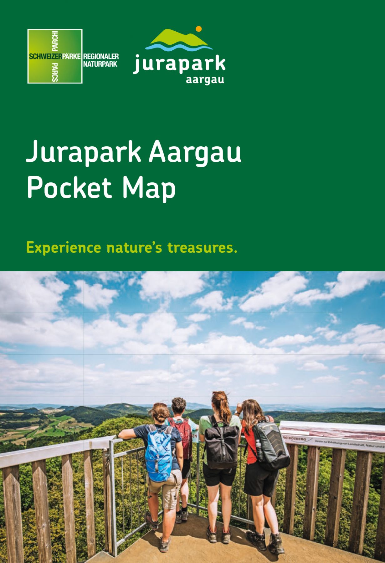 Pocket Map Jurapark Aargau